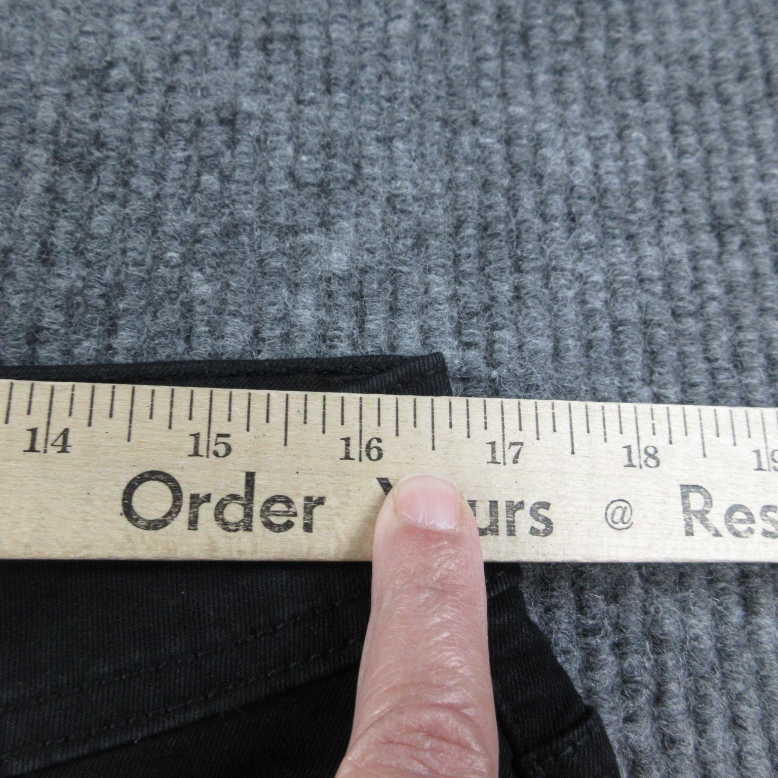 The Perfect Jean Jeans Mens 34x34 Bandit Black Slim Thick Stretch Tpj 33x33* Nwt — image 7 of 8
